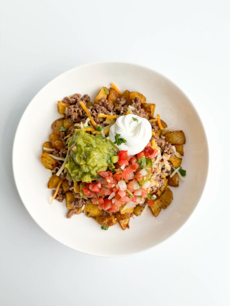 Loaded Potato Taco Bowl