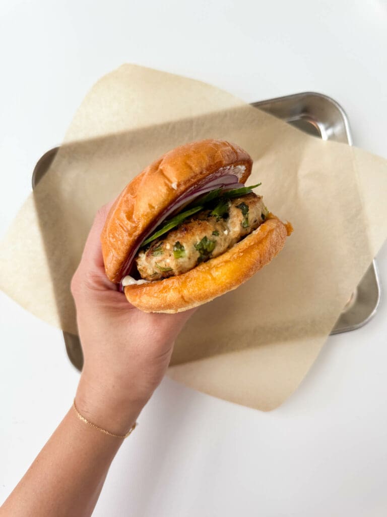 Spinach and Feta Turkey Burgers