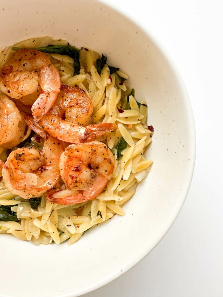 Shrimp and Lemon Orzo