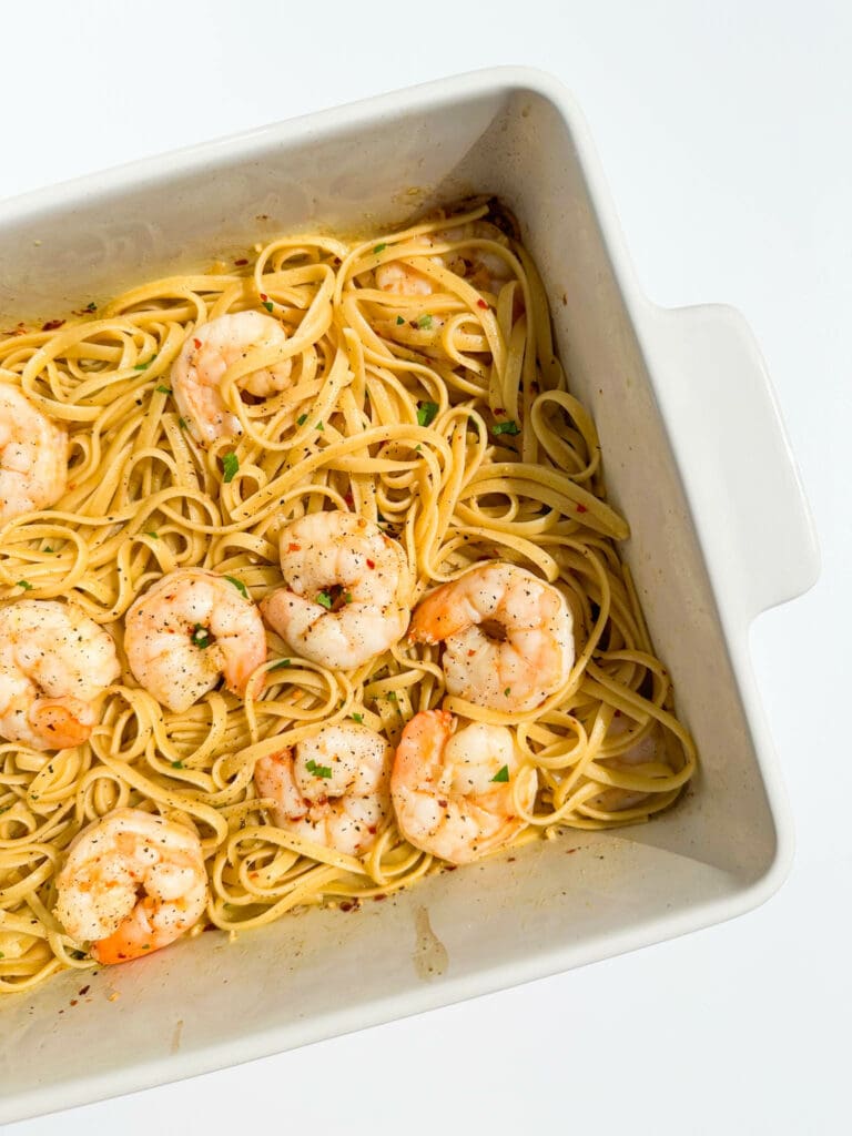 Oven Roasted Shrimp Scampi