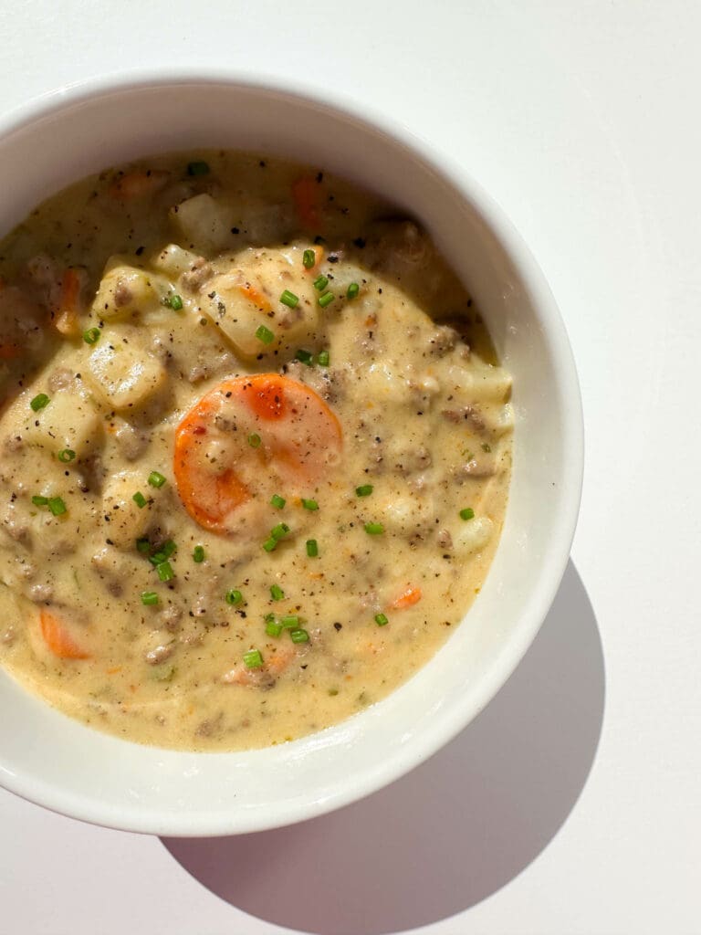 Cheeseburger Soup