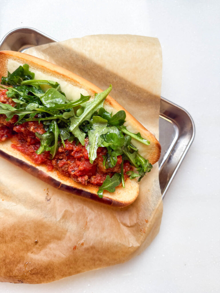 Homemade Meatball Sub