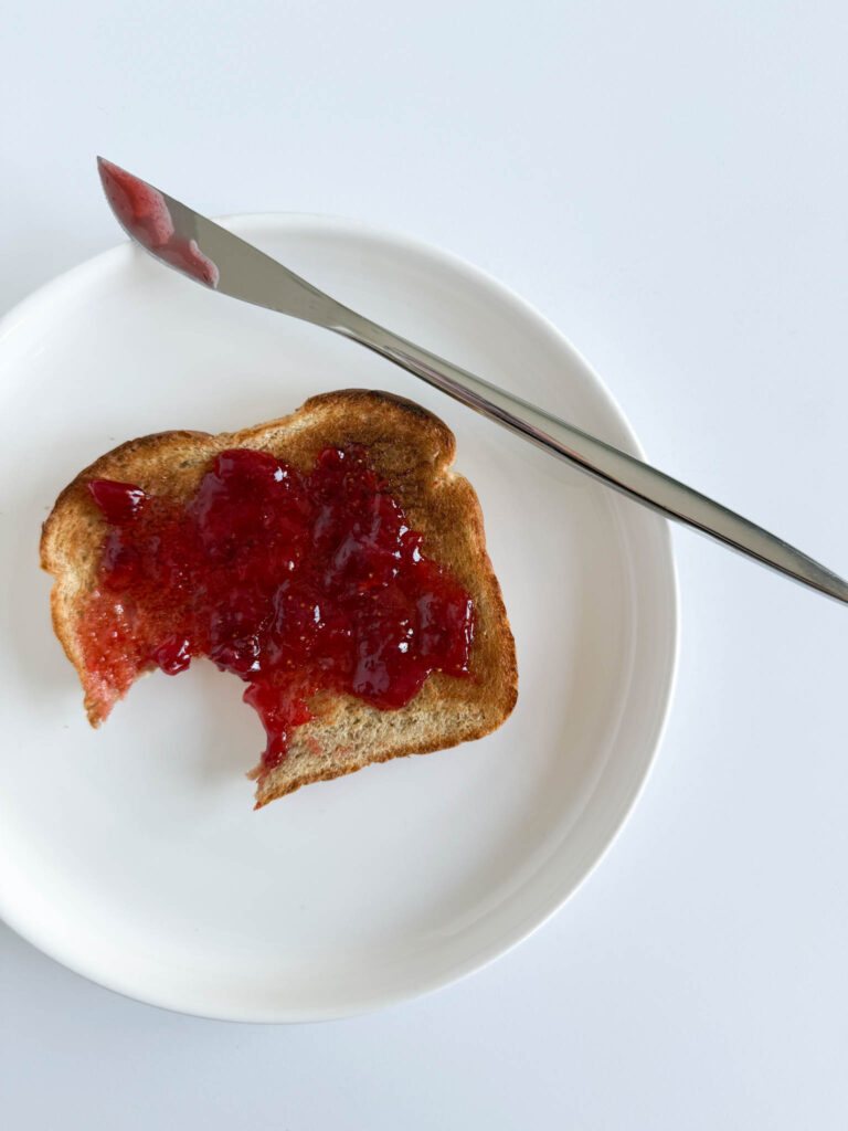 Homemade Strawberry Jam & Toast