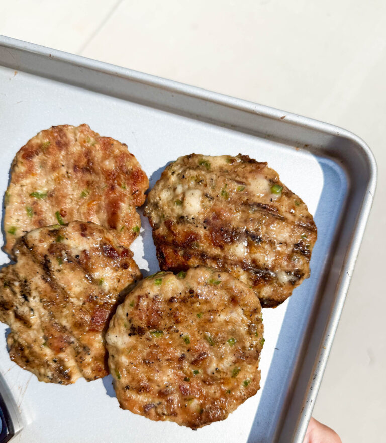 Grilled Bacon Jalapeño Cheddar Turkey Burgers