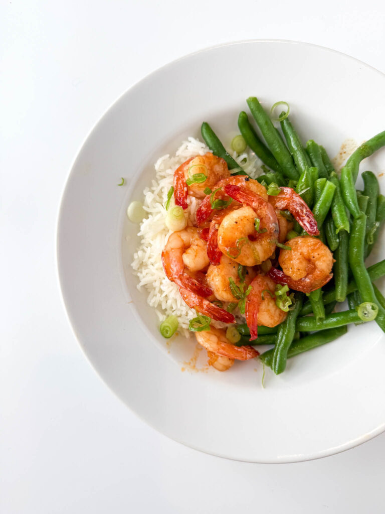 Hot Honey Shrimp Bowl