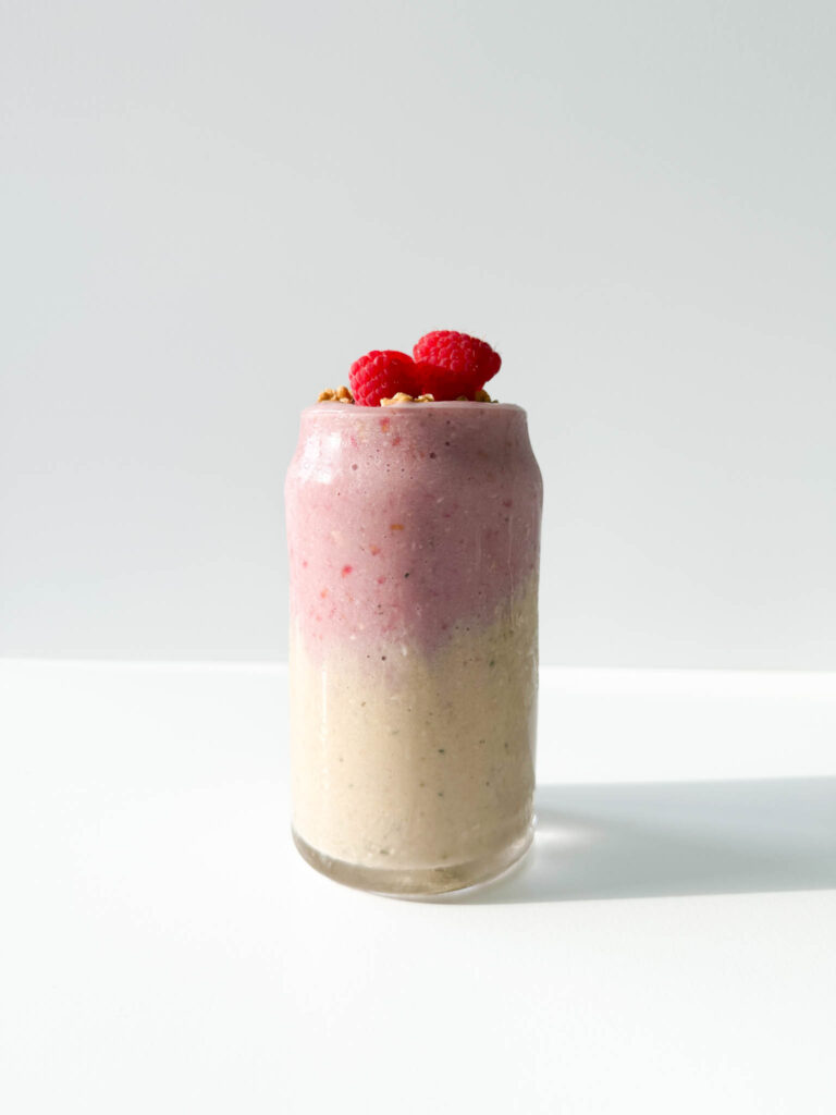 Raspberry Banana Swirl Smoothie